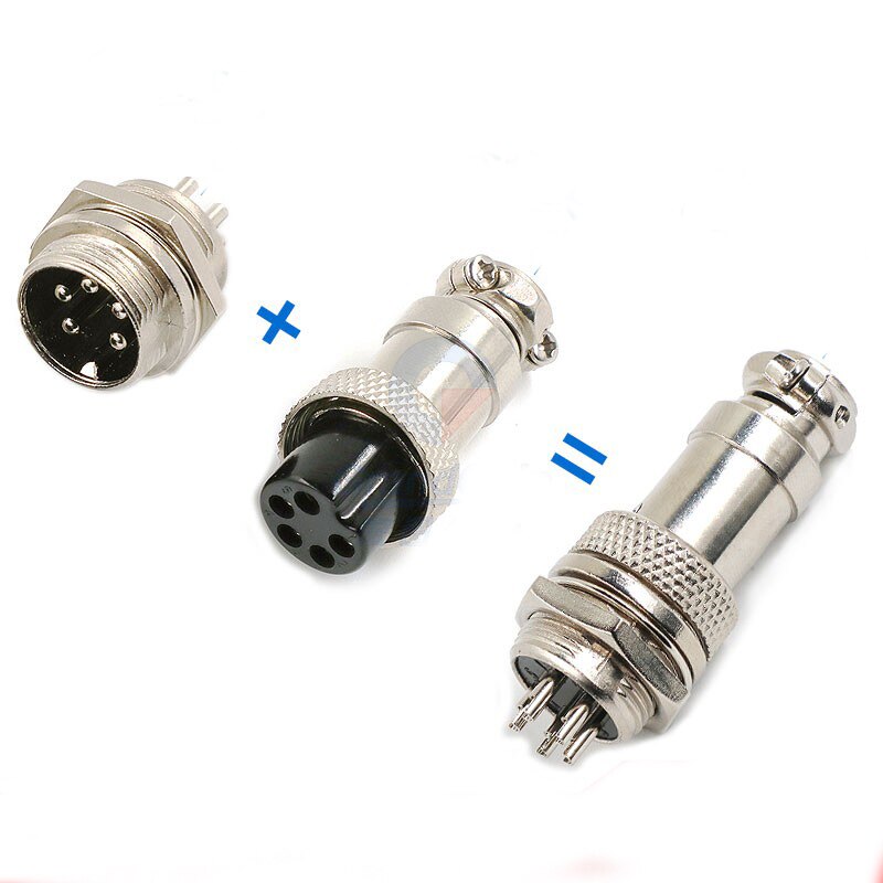 M12 2 3 4 5 6 7   װ Ŀ Ŀ   LED  Ƿ  ͹̳   5A AC DC 125V Bulkhead Panel Mount IP67 Connector